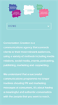 Mobile Screenshot of conversationcreation.com